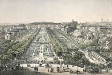 Vista del Jardín de Plantas, París